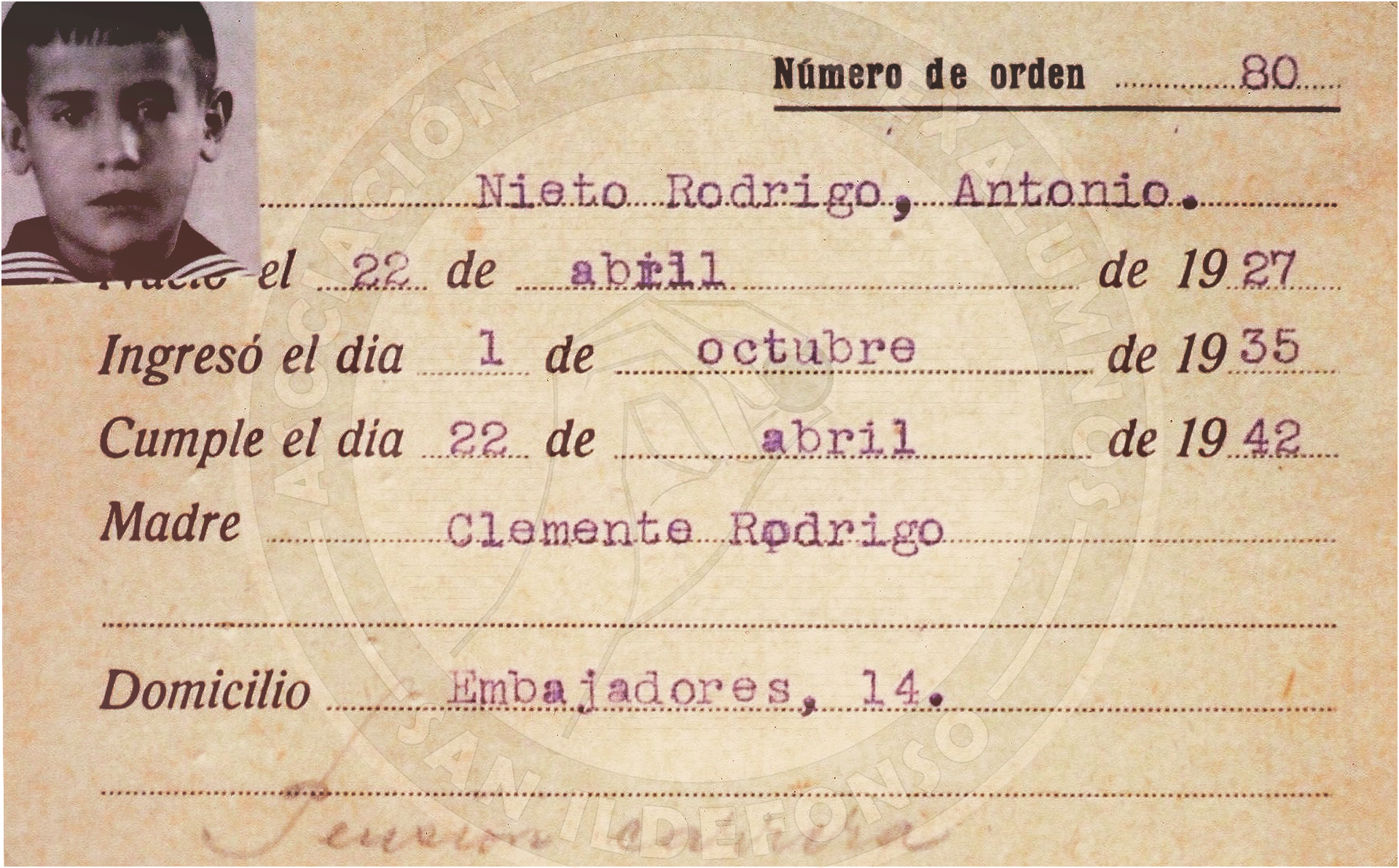 ANTONIO NIETO RODRIGO